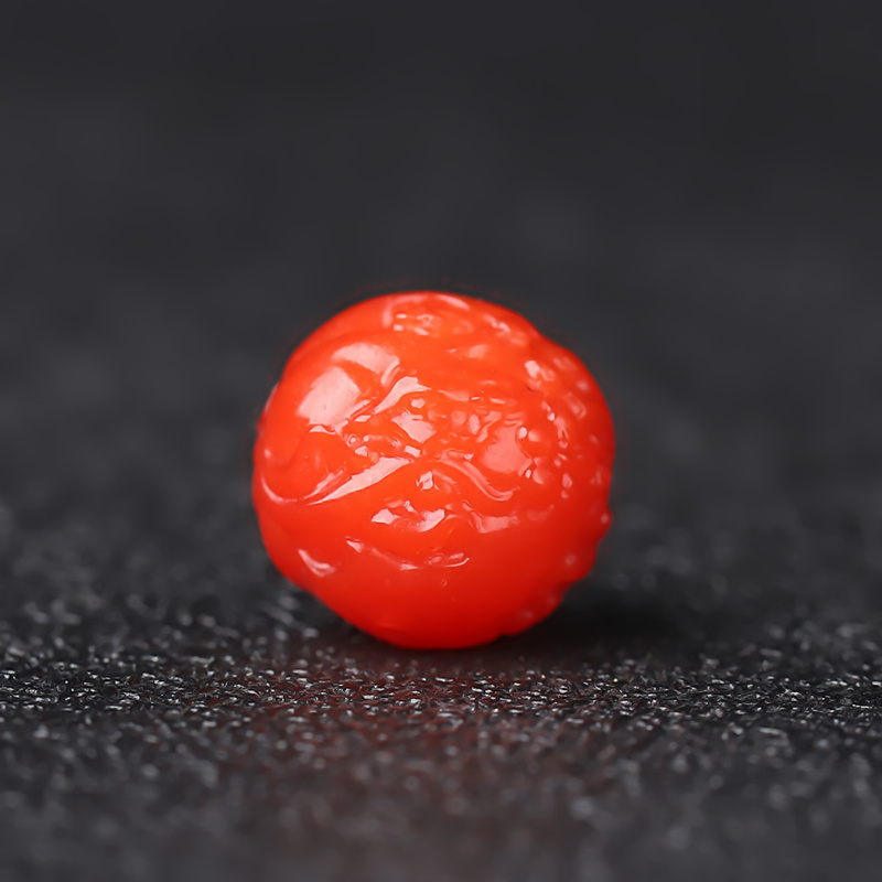 保山南红精工九尾狐单珠金刚星月菩提手串配饰隔珠