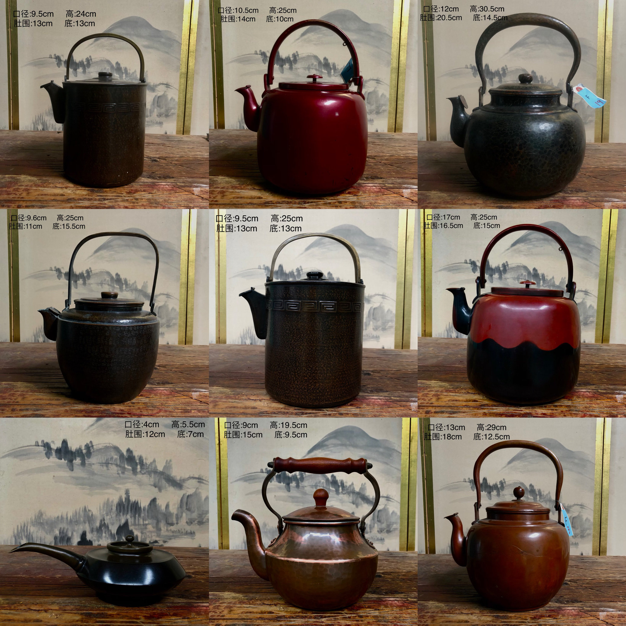 日本纯铜壶纯手工打造铜茶壶煮水壶泡茶煮茶器家用茶具
