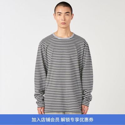 nanamica Stripe Jersey 男女中性款Coolmax透气干爽条纹长袖T恤