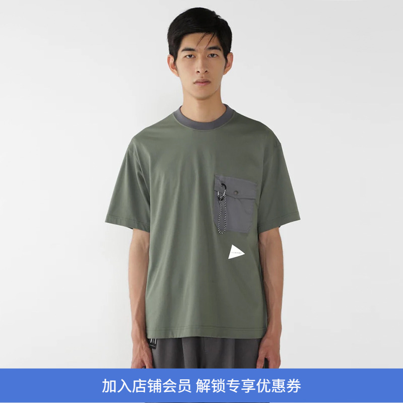 and wander pocket T 男女装COOLMAX吸湿透气防UV口袋短袖圆领T恤
