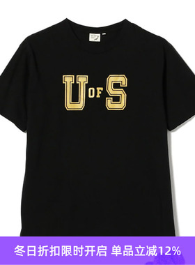 orslow T-SHIRT U of S PRINT 美式复古印花圆领短袖T恤 TEE