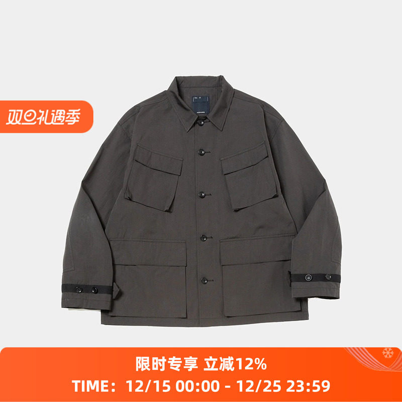 meanswhile Chambray Fatigue Blouson 机能性面料军事风夹克外套