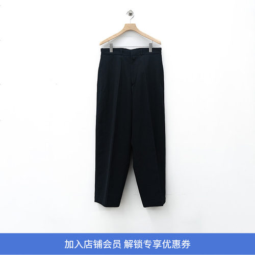 blurhms Wool Gabardine Trousers 男女款羊毛长裤