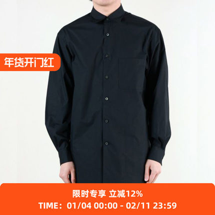 YOKE BOXY REGULAR COLLAR SHIRT 高支棉经典款衬衫