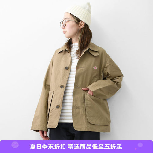 DANTON WORK JACKET 女装棉麻混纺猎装夹克外套
