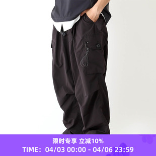 cargo男女防水防撕裂宽松廓形机能风工装 and wander oversized 裤