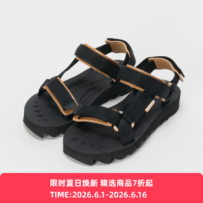 HenderScheme拼接凉鞋