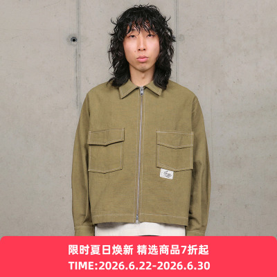 Story mfg 555 JACKET 男女中性款天然植物染色工装夹克外套