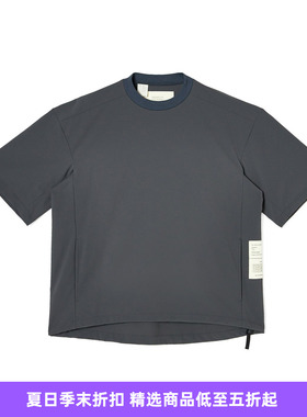 N.HOOLYWOOD PANELED T-SHIRT 军事系列机能性宽松圆领短袖T恤