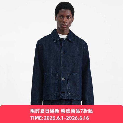 YMC GROUNDHOG JACKET 男装有机棉水洗牛仔夹克外套