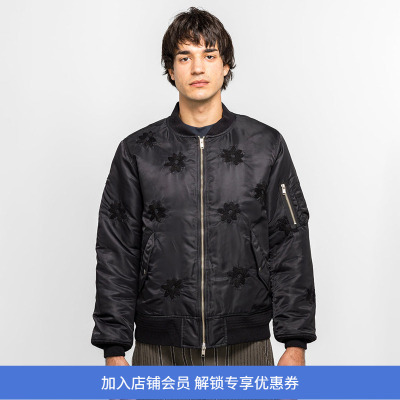NOMA TEXTILE Flower Embroidery Flight Jacket花朵刺绣飞行夹克