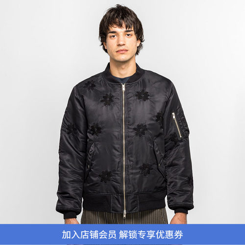NOMA TEXTILE Flower Embroidery Flight Jacket花朵刺绣飞行夹克