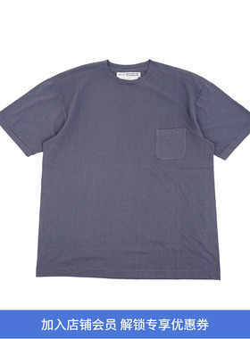 YAECA Compact Fit Densely Knit 男装轻量高支天竺棉圆领短袖T恤