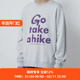 TAKE HIKE GRAMICCI SWEATSHIRT 标语印花圆领套头卫衣