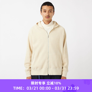 Zip 男女款 Hoodie 华夫格拉链连帽卫衣 Thermal nanamica