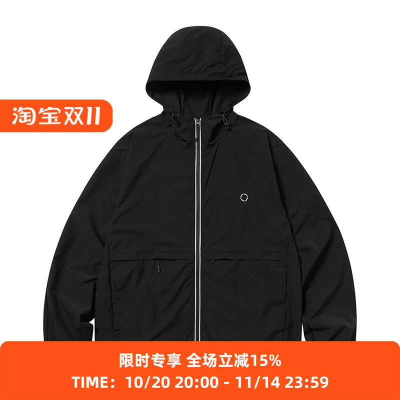 WHEELSandWIND连帽运动夹克