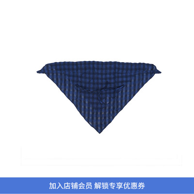 INSULAiRE 岛民 Tanka Bandanna 棉麻混纺格子丝巾