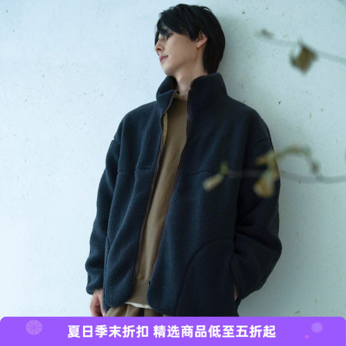 PRIMEE廓形双面穿羊羔绒外套