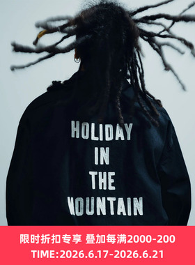 Mountain Research H.I.T.M. Shirt 自然落色薄型刺绣牛仔衬衫