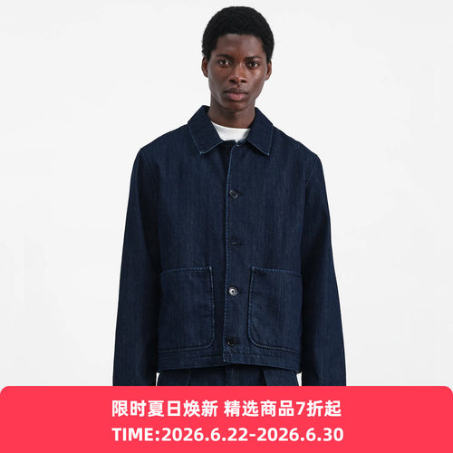 YMC GROUNDHOG JACKET 男装有机棉水洗牛仔夹克外套