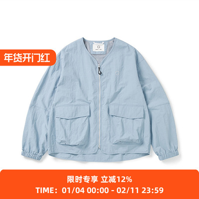 WHEELSandWIND无领夹克