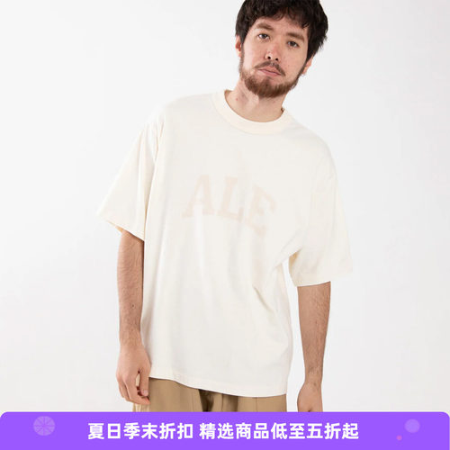 blurhms ALE-Y 88/12 Print WIDE 天竺棉复古宽松印花T恤YALE大学