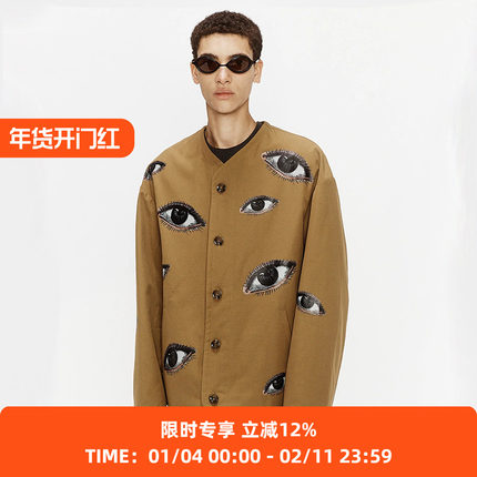 Song for the Mute FALLING EYES OVERSIZED廓形无领夹棉夹克外套