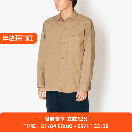 hobo ARTISAN SHIRT JACKET 天然染色工装夹克 复古外套