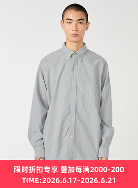 nanamica Button Down Wind Shirt 男装纽扣领经典款长袖衬衫