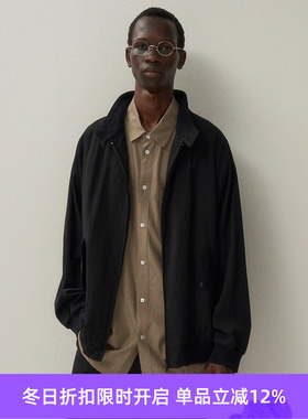 ATON HIGH TWIST NYLON HARRINGTON JACKET 精梳尼龙哈灵顿夹克