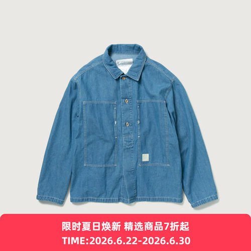 INNAT M35 DENIM SHIRT JACKET 职人复古水洗军事风牛仔衬衫夹克