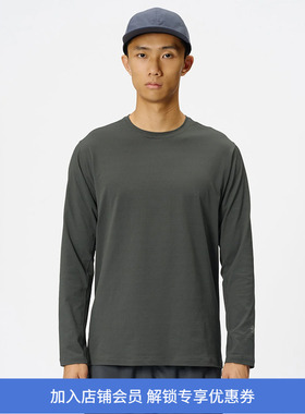 Goldwin WF-Dry L/S T-shirt 男装细华夫格速干运动长袖圆领T恤