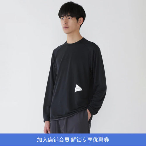 and wander dry jersey raglan LS男女款吸湿速干透气防臭运动T恤