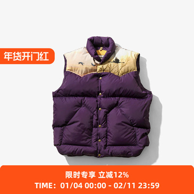 Needles x Rocky Mountain Featherbed Down 联名款复古羽绒马甲