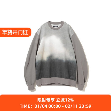 UNDERCOVER C/S 男装主题印花圆领套头卫衣