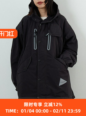 and wander fishtail Octa coat 内里抓绒军事风鱼尾机能户外大衣