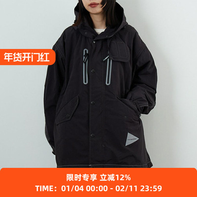 and wander fishtail Octa coat 内里抓绒军事风鱼尾机能户外大衣
