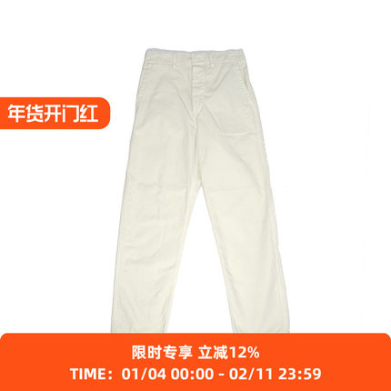 orslow FRENCH WORK PANTS (UNISEX) 中性款绒棉法式工装长裤