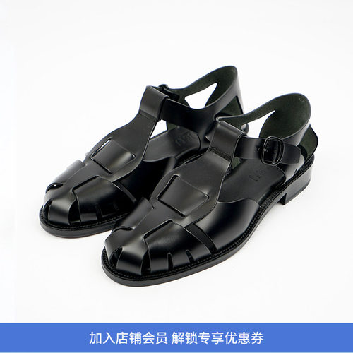 HEREU手工编织渔夫凉鞋