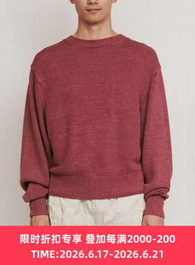 DIGAWEL Stonewashed silk sweater 天然蚕丝褪色加工套头针织衫