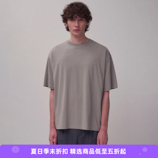 ATON FRESCA PLATE LOOSE FIT T-SHIRT印度厚实苏文棉宽松廓形T恤