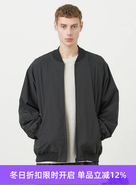 ATON STRETCH WOOLY NYLON FLIGHT 男装机能性面料飞行夹克外套