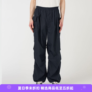 nanamica Cargo Deck 男女款高密度混纺机能性宽松直筒工装裤
