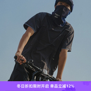 超轻量透气机能性圆领短袖 WHEELS 男女款 WIND T恤 and