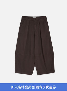 YMC DEADBEAT TROUSER 男女装有机棉成衣染色宽松阔腿裤