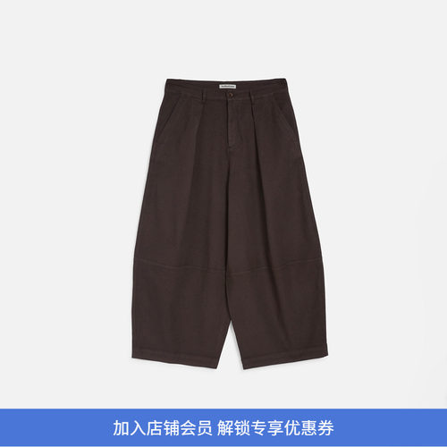 YMC DEADBEAT TROUSER 男女装有机棉成衣染色宽松阔腿裤