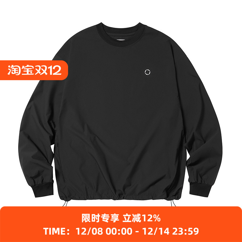 WHEELSandWIND机能圆领卫衣