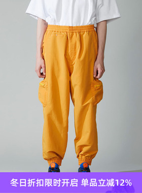 F/CE RECYCLE TECH TRACK PANTS 再生尼龙防水防风宽松收口长裤