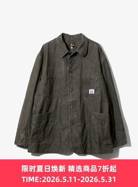 Needles Coverall - C/L Canvas / Sumi Dye 墨染棉麻工装夹克