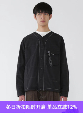 and wander C/N Octa 男女内里抓绒宽松廓形机能性无领夹克外套